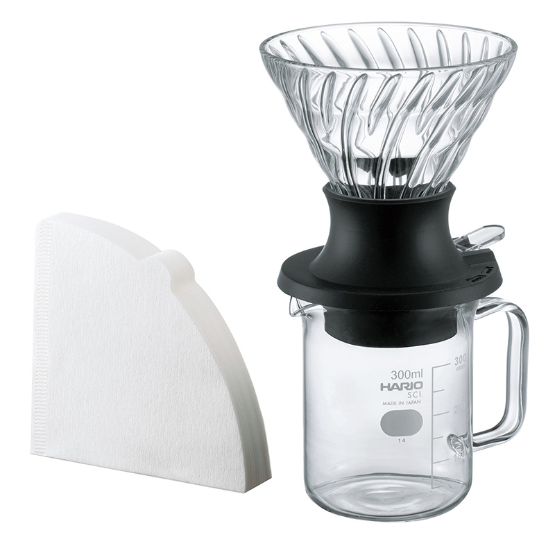 HARIO 浸漬式ドリッパー スイッチ サーバーセット / ブラック