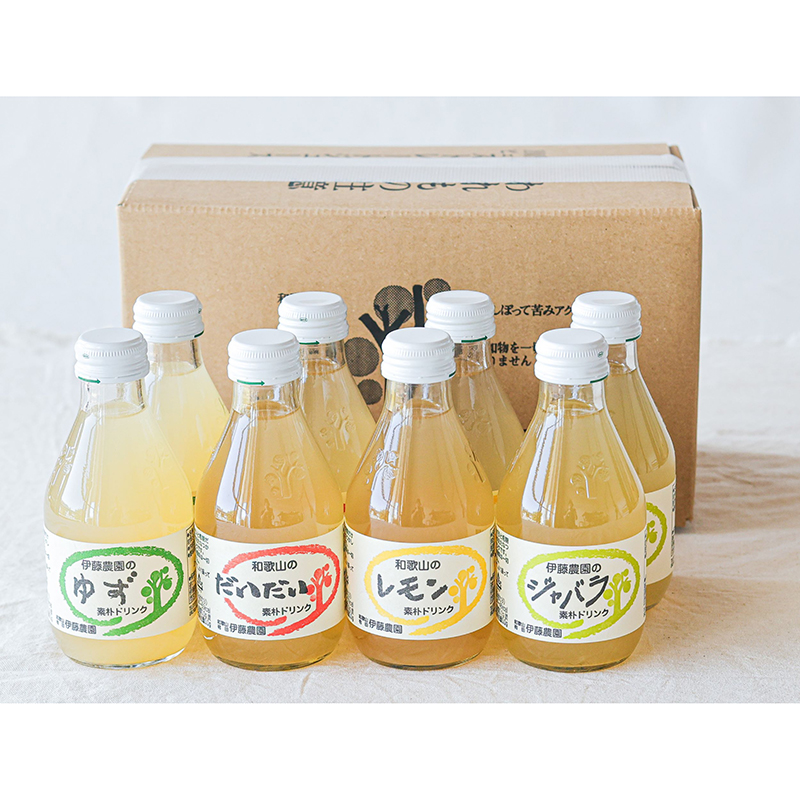 和歌山〈伊藤農園〉素朴ドリンク16本