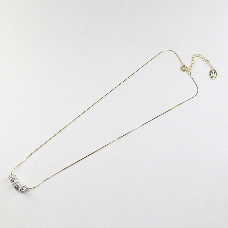 パヴェボールネックレス ジョルジュレッシュ / ゴールド