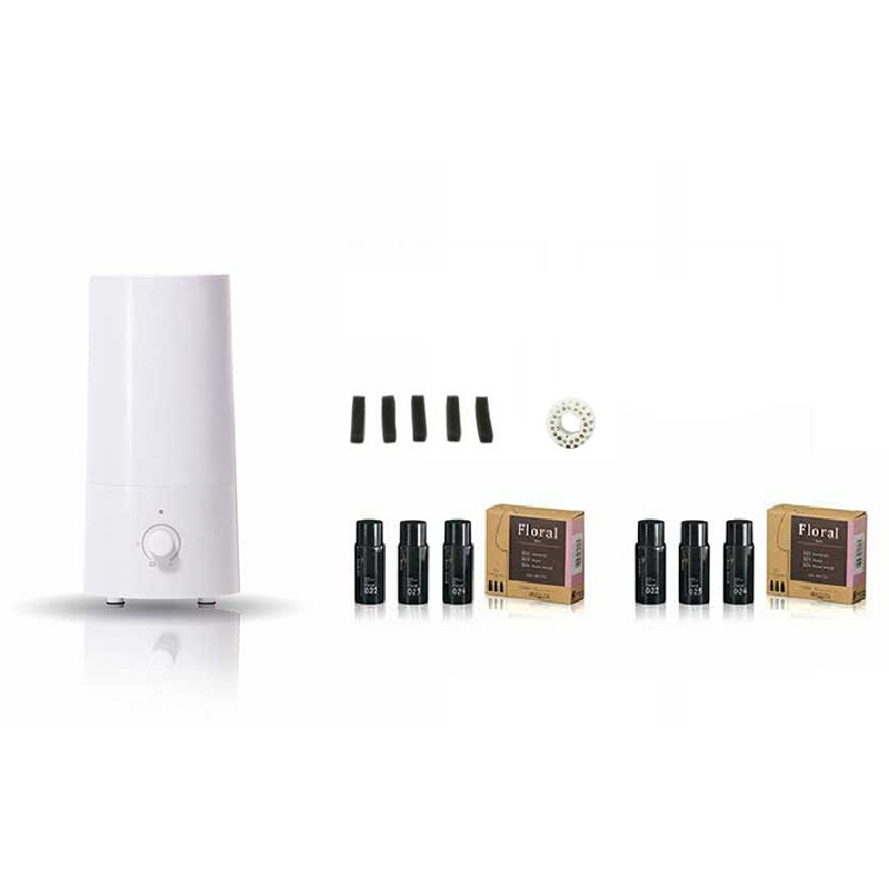 PRISMATE アロマ超音波式加湿器&アロマオイル6本セット