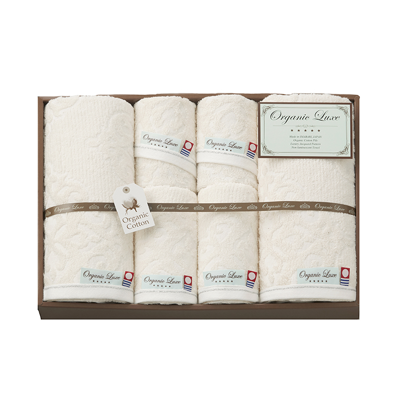 オーガニックリュクス オーガニックコットン使用 今治産タオルセット