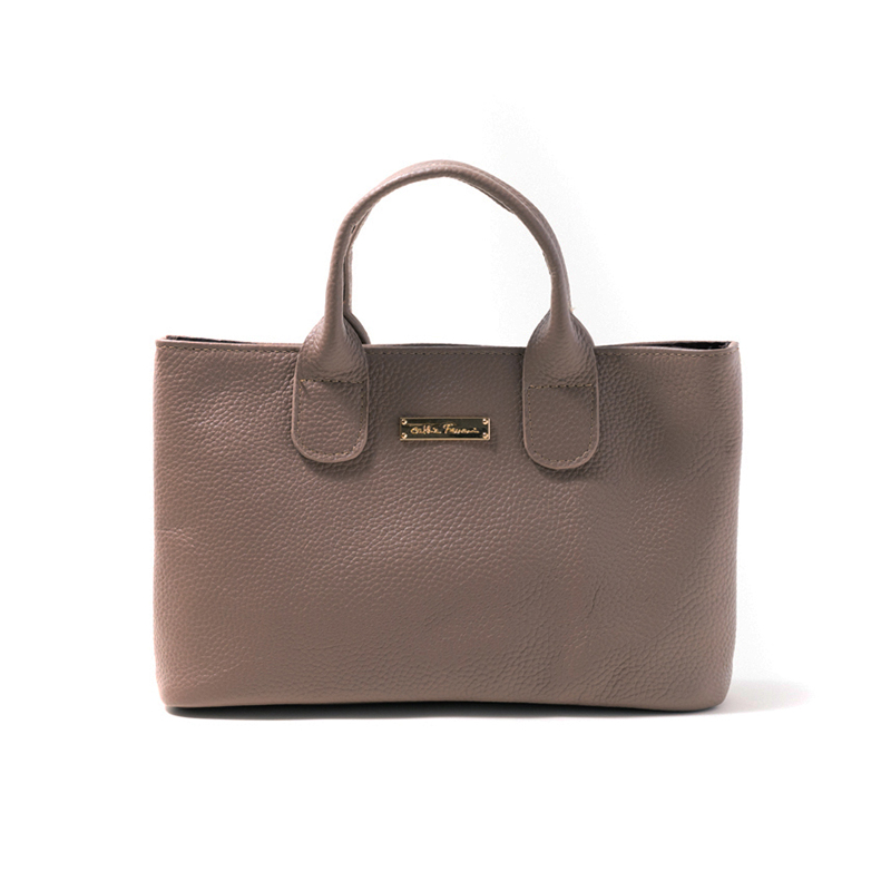 CATHIE FERRARI 本革ミニトートバッグ / トープ