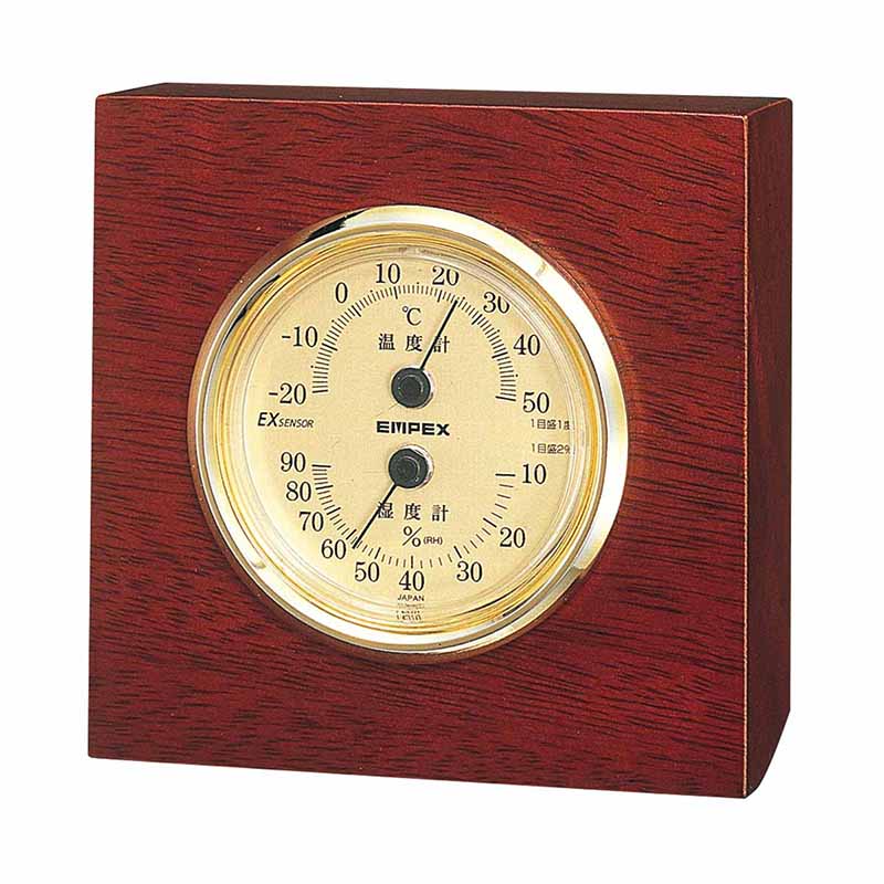 エンペックス気象計 ウッディEX温湿度計